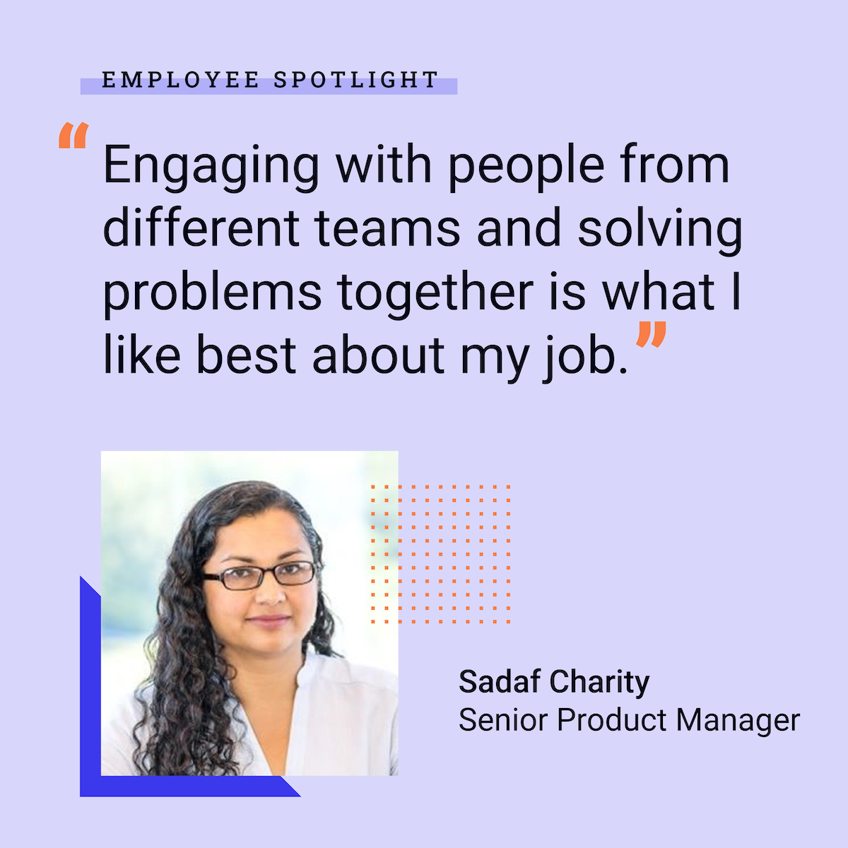Employee Spotlight_Sadaf Charity_Social_1200x1200